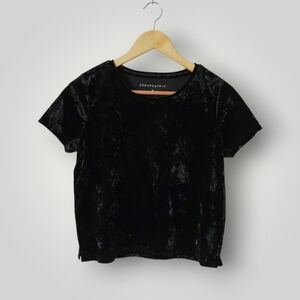 Aeropostale Black Velvet T-Shirt